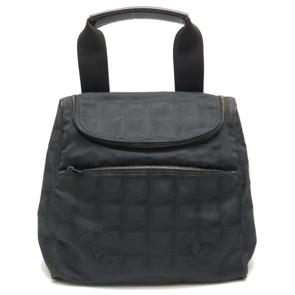 CHANEL A15958 Rucksack New Travel 2WAY Nylon Black 251381 - Picture 10 of 10